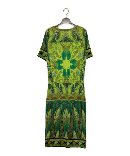 ETRO（エトロ）ETRO (エトロ) 総柄ワンピース グリーン サイズ:表記なしの古着・服飾アイテム