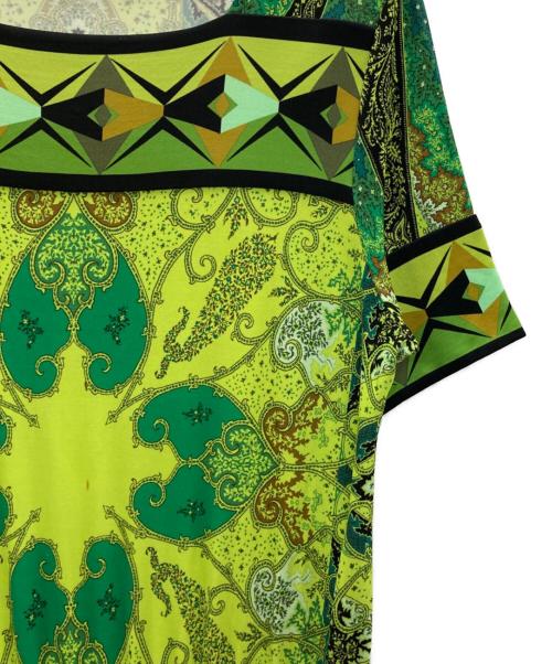 ETRO（エトロ）ETRO (エトロ) 総柄ワンピース グリーン サイズ:表記なしの古着・服飾アイテム