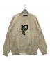 POLO RALPH LAUREN（ポロ・ラルフローレン）の古着「Pロゴニット」｜アイボリー×グリーン