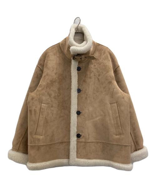ARCHIVE JTOU（アーカイブ ジェートゥーユー）ARCHIVE JTOU (アーカイブ ジェートゥーユー) エコムートンジャケット ベージュ サイズ:表記なしの古着・服飾アイテム