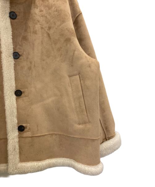 ARCHIVE JTOU（アーカイブ ジェートゥーユー）ARCHIVE JTOU (アーカイブ ジェートゥーユー) エコムートンジャケット ベージュ サイズ:表記なしの古着・服飾アイテム