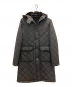 MACKINTOSHマッキントッシュ）の古着「内ボアキルティングコート」｜ブラック