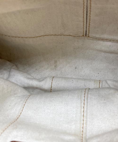 genten（ゲンテン）genten (ゲンテン) レザートートバッグ ブラウンの古着・服飾アイテム