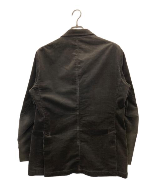 Salon de GW by RING JACKET（サロン ド グローバルワークバイリングヂャケット）Salon de GW by RING JACKET (サロン ド グローバルワークバイリングヂャケット) コーデュロイテーラードジャケット グレー サイズ:Ｌの古着・服飾アイテム