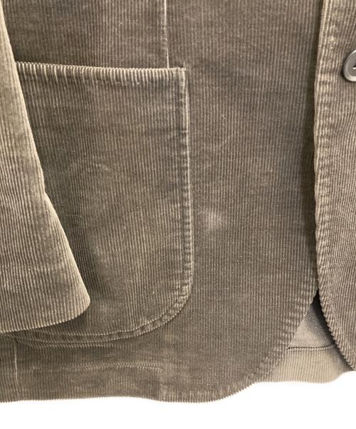 Salon de GW by RING JACKET（サロン ド グローバルワークバイリングヂャケット）Salon de GW by RING JACKET (サロン ド グローバルワークバイリングヂャケット) コーデュロイテーラードジャケット グレー サイズ:Ｌの古着・服飾アイテム