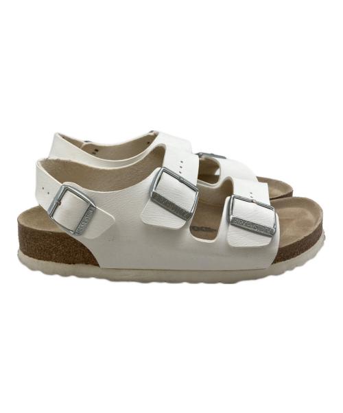 BIRKENSTOCK（ビルケンシュトック）BIRKENSTOCK (ビルケンシュトック) Milano ホワイト サイズ:24.5㎝の古着・服飾アイテム