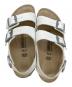 中古・古着 BIRKENSTOCK (ビルケンシュトック) Milano ホワイト サイズ:24.5㎝：5000円