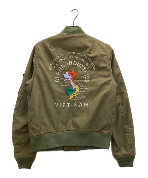 ALPHA（アルファ）ALPHA (アルファ) ベトジャン オリーブ サイズ:Sの古着・服飾アイテム