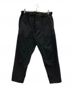 WHITE MOUNTAINEERINGホワイトマウンテ二アニング）の古着「別注 STRETCHED HYBRID TAPERED WIDE PANTS」｜ブラック