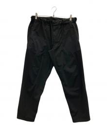 WHITE MOUNTAINEERING（ホワイトマウンテ二アニング）の古着「別注 STRETCHED HYBRID TAPERED WIDE PANTS」｜ブラック