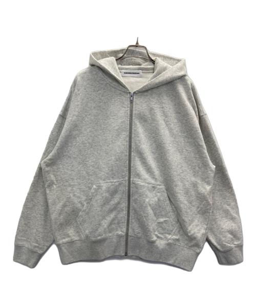 GOD ONLY KNOWS（ゴッドオンリーノウズ）GOD ONLY KNOWS (ゴッドオンリーノウズ) ジップパーカー グレー サイズ:Mの古着・服飾アイテム