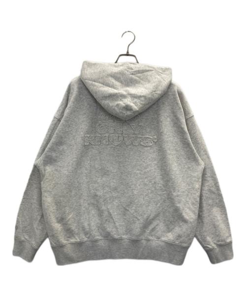 GOD ONLY KNOWS（ゴッドオンリーノウズ）GOD ONLY KNOWS (ゴッドオンリーノウズ) ジップパーカー グレー サイズ:Mの古着・服飾アイテム