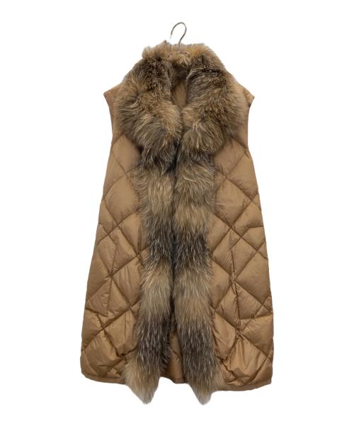 MONCLER（モンクレール）MONCLER (モンクレール) インナーダウンベスト ベージュ サイズ:2の古着・服飾アイテム