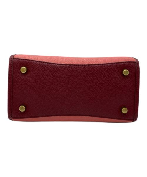 COACH（コーチ）COACH (コーチ) FIELD TOTE 22 レッド×ピンクの古着・服飾アイテム