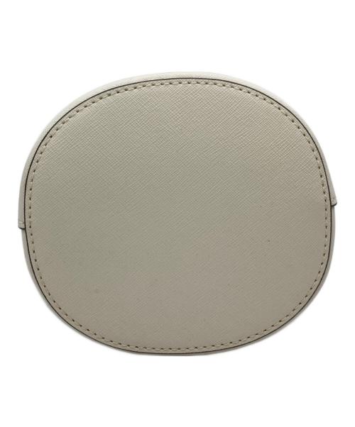 TORY BURCH（トリーバーチ）TORY BURCH (トリーバーチ) Robinson ミニレザーバケツバック ホワイトの古着・服飾アイテム