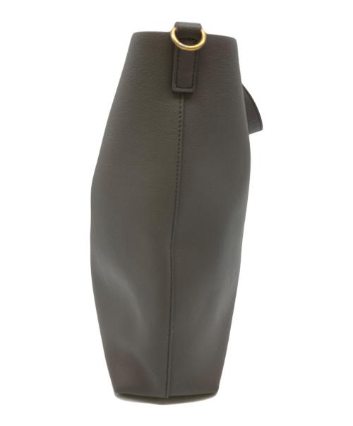 Saint Laurent Paris（サンローランパリ）Saint Laurent Paris (サンローランパリ) レザートートバッグ グレーの古着・服飾アイテム