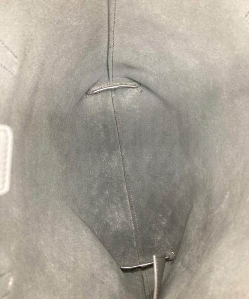 Saint Laurent Paris（サンローランパリ）Saint Laurent Paris (サンローランパリ) レザートートバッグ グレーの古着・服飾アイテム