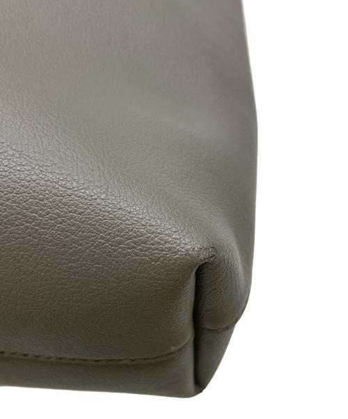 Saint Laurent Paris（サンローランパリ）Saint Laurent Paris (サンローランパリ) レザートートバッグ グレーの古着・服飾アイテム