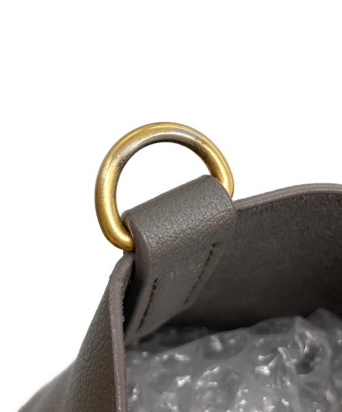 Saint Laurent Paris（サンローランパリ）Saint Laurent Paris (サンローランパリ) レザートートバッグ グレーの古着・服飾アイテム