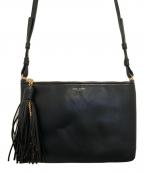 Saint Laurent Parisサンローランパリ）の古着「タッセル付きショルダーポーチ」｜ブラック