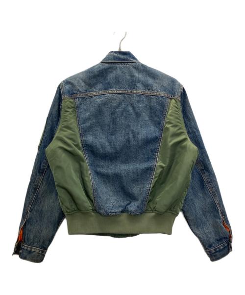 LEVI'S（リーバイス）LEVI'S (リーバイス) MA-1ハイブリッドトラッカージャケット インディゴ サイズ:Sの古着・服飾アイテム