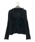 me ISSEY MIYAKEミーイッセイ ミヤケ）の古着「トッパーカリフラワーカーディガン」｜ブラック
