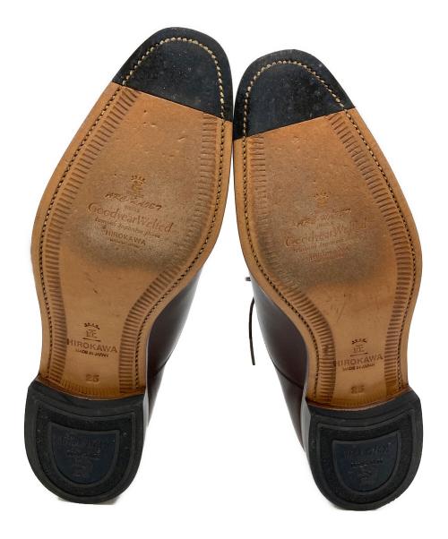 SCOTCH GRAIN（スコッチグレイン）SCOTCH GRAIN (スコッチグレイン) ストレートチップシューズ ブラウン サイズ:25㎝の古着・服飾アイテム