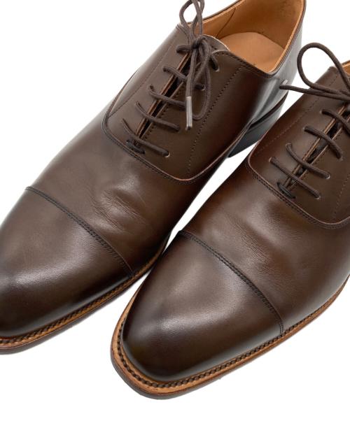 SCOTCH GRAIN（スコッチグレイン）SCOTCH GRAIN (スコッチグレイン) ストレートチップシューズ ブラウン サイズ:25㎝の古着・服飾アイテム