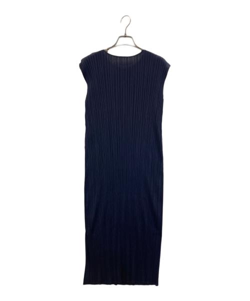 PLEATS PLEASE（プリーツプリーズ）PLEATS PLEASE (プリーツプリーズ) ワンピース ネイビー サイズ:5の古着・服飾アイテム