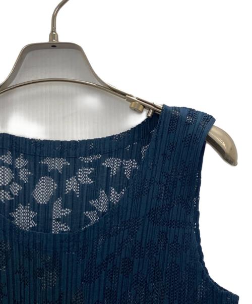 PLEATS PLEASE（プリーツプリーズ）PLEATS PLEASE (プリーツプリーズ) N/Sプリーツカットソー グリーン サイズ:表記なしの古着・服飾アイテム