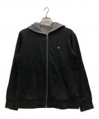 BURBERRY BLACK LABELバーバリーブラックレーベル）の古着「リバーシブルパーカー」｜ブラック