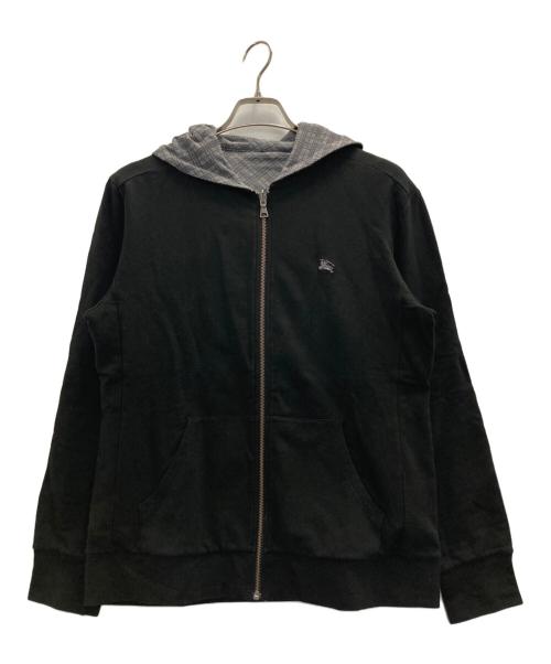 BURBERRY BLACK LABEL（バーバリーブラックレーベル）BURBERRY BLACK LABEL (バーバリーブラックレーベル) リバーシブルパーカー ブラック サイズ:3の古着・服飾アイテム