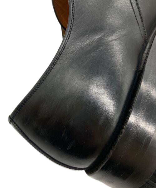 SCOTCH GRAIN（スコッチグレイン）SCOTCH GRAIN (スコッチグレイン) プレーントゥシューズ ブラック サイズ:25㎝の古着・服飾アイテム