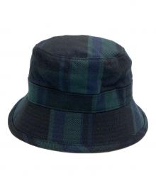 WTAPS（ダブルタップス）の古着「COTTON.FLANNEL HAT」｜グリーン