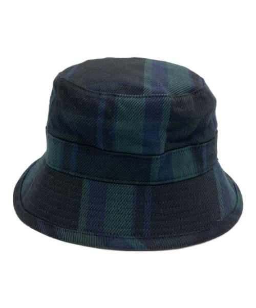 WTAPS（ダブルタップス）WTAPS (ダブルタップス) COTTON.FLANNEL HAT グリーンの古着・服飾アイテム