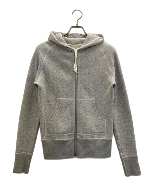 DRAWER（ドゥロワー）DRAWER (ドゥロワー) ツリウラケ ジップパーカー グレー サイズ:1の古着・服飾アイテム