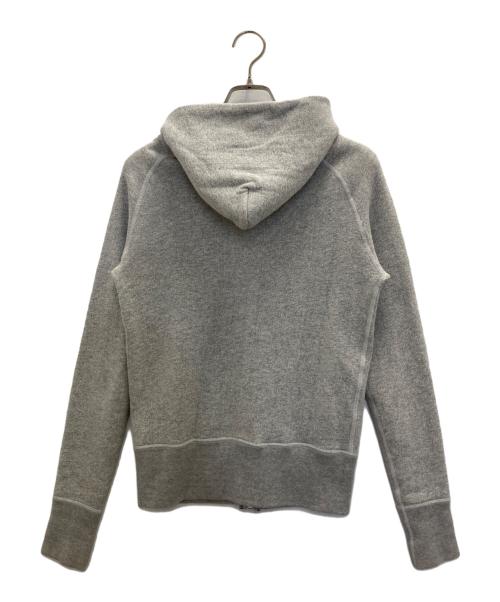 DRAWER（ドゥロワー）DRAWER (ドゥロワー) ツリウラケ ジップパーカー グレー サイズ:1の古着・服飾アイテム