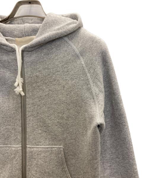 DRAWER（ドゥロワー）DRAWER (ドゥロワー) ツリウラケ ジップパーカー グレー サイズ:1の古着・服飾アイテム
