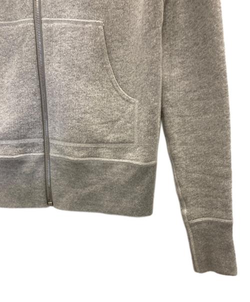 DRAWER（ドゥロワー）DRAWER (ドゥロワー) ツリウラケ ジップパーカー グレー サイズ:1の古着・服飾アイテム