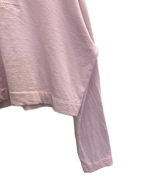 Acne studios（アクネ ストゥディオズ）ACNE STUDIOS (アクネ ストゥディオズ) Odice Emboss Sweatshirt ピンク サイズ:XSの古着・服飾アイテム