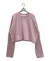 ACNE STUDIOS（アクネ ストゥディオズ）の古着「Odice Emboss Sweatshirt」｜ピンク