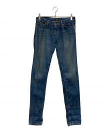 Vivienne Westwood×LEE（ヴィヴィアンウエストウッド×リー）の古着「オーブ刺繍デニムパンツ」｜インディゴ