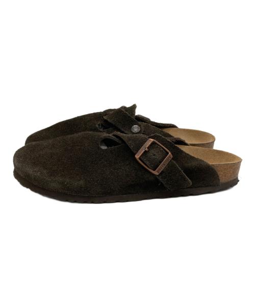 BIRKENSTOCK（ビルケンシュトック）BIRKENSTOCK (ビルケンシュトック) ボストン スエードサンダル ブラウン サイズ:26.5の古着・服飾アイテム