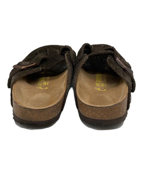 BIRKENSTOCK（ビルケンシュトック）BIRKENSTOCK (ビルケンシュトック) ボストン スエードサンダル ブラウン サイズ:26.5の古着・服飾アイテム