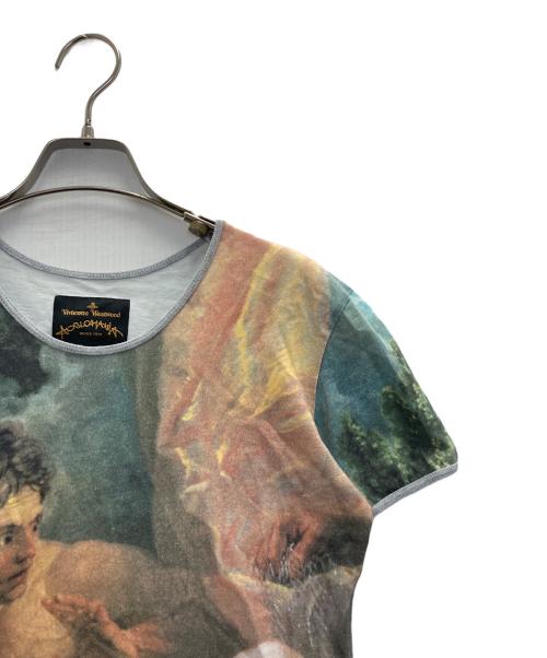 Vivienne Westwood ANGLOMANIA（ヴィヴィアンウエストウッドアングロマニア）Vivienne Westwood ANGLOMANIA (ヴィヴィアンウエストウッドアングロマニア) フレスコ画Tee マルチカラー サイズ:Mの古着・服飾アイテム