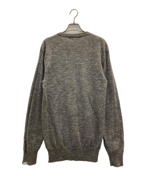 Y's for men（ワイズフォーメン）Y'S for men (ワイズフォーメン) 00s mohair brend line damage knit ブラウン サイズ:3の古着・服飾アイテム