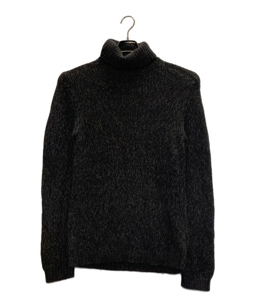 Cruciani（クルチアーニ）CRUCIANI (クルチアーニ) T/Nメランジニット ダークブラウン サイズ:48の古着・服飾アイテム