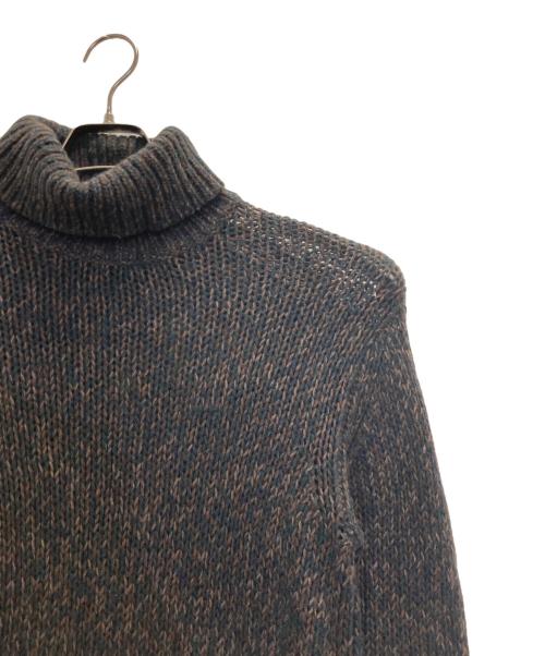 Cruciani（クルチアーニ）CRUCIANI (クルチアーニ) T/Nメランジニット ダークブラウン サイズ:48の古着・服飾アイテム