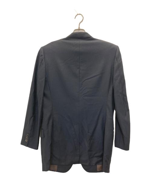 LOUIS VUITTON（ルイ ヴィトン）LOUIS VUITTON (ルイ ヴィトン) ピンドットテーラードジャケット ネイビー サイズ:54の古着・服飾アイテム