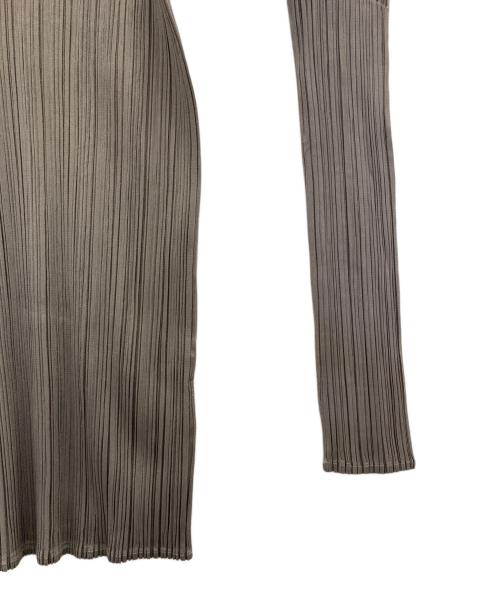 ISSEY MIYAKE（イッセイミヤケ）ISSEY MIYAKE (イッセイミヤケ) プリーツカットソー グレー サイズ:Sの古着・服飾アイテム